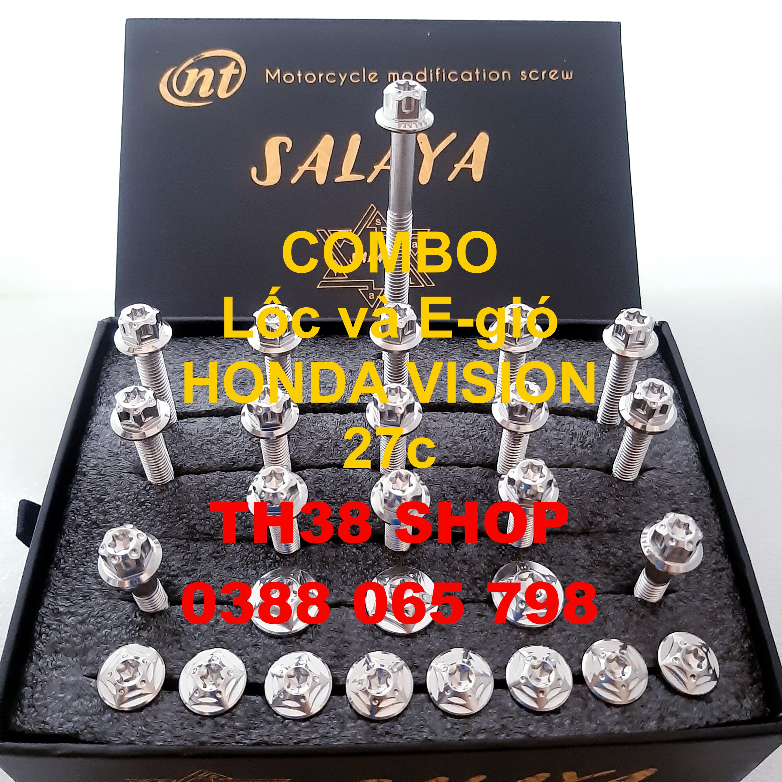 [HCM]combo ốc lốc máy salaya và e gió honda vision