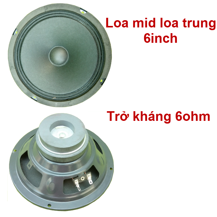 [HCM]Loa mid 16  loa trung 16  loa mid trung 16 cho loa kéo loa từ kép 6ohm (1 cặp)