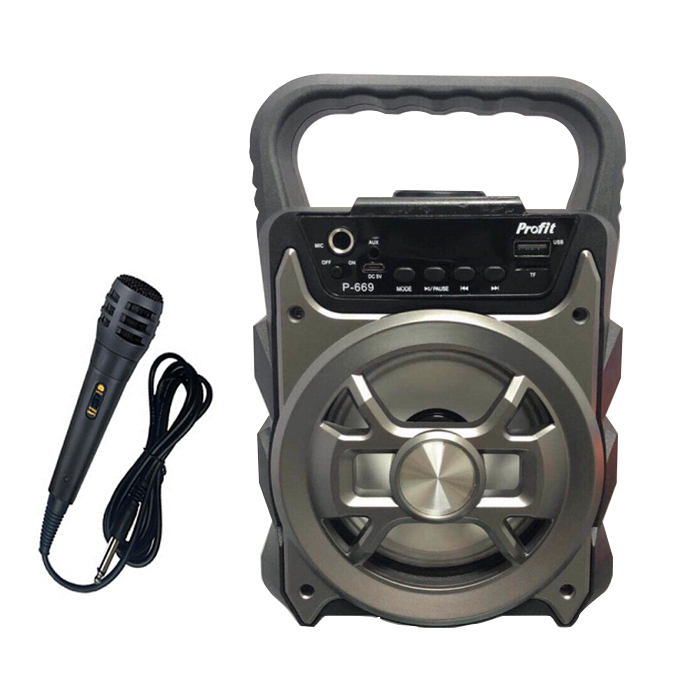 Loa bluetooth karaoke P669 (tặng kèm 1 míc) siêu hay siêu to