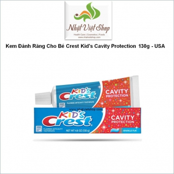 Kem Đánh Răng Cho Bé Crest Kids Cavity Protection 130g - USA