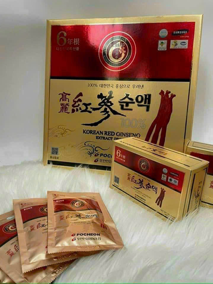 Nước hồng sâm pocheon 100% extract drink
