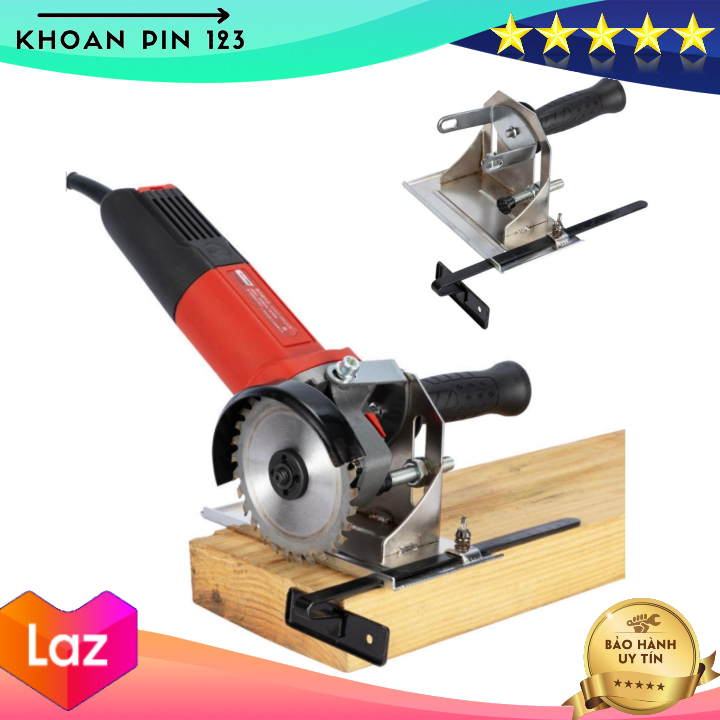 Bộ giá đỡ máy mài góc có tay cầm và thước đo cố định chuyên nghiệp