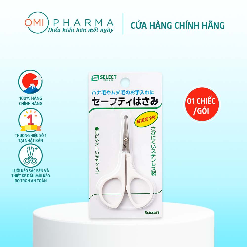 Kéo tỉa lông đầu tù s select nhật bản