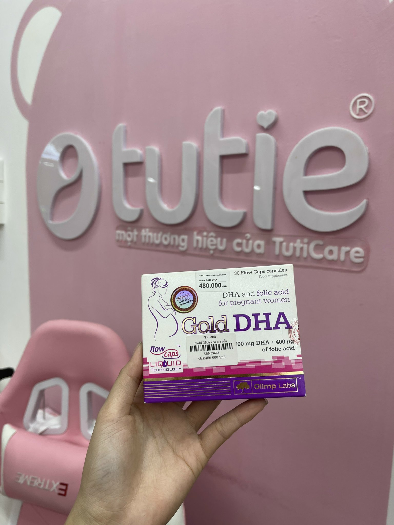 OLIMP LABS GOLD DHA - BỔ SUNG DHA VÀC ACID FOLIC CHO BÀ BẦU VÀ PHỤ NỮ SAU SINH (30 VIÊN)