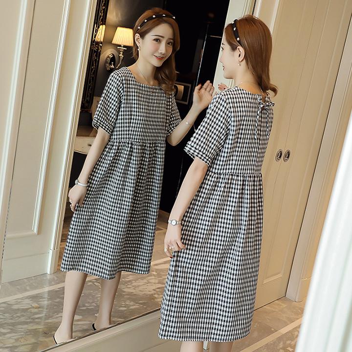 Đầm bầu suông công sở