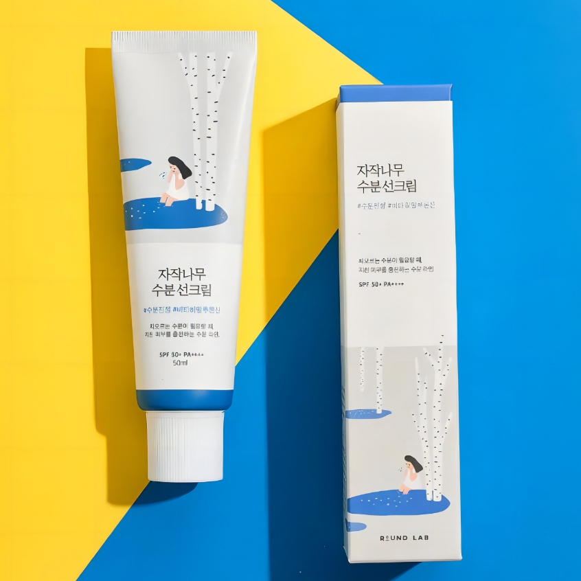 Kem chống nắng round lab birch juice moisturizing / tone up / mild-up sun cream spf50+/pa++++ 50ml 💥