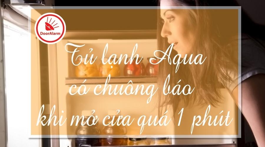 Tủ lạnh Aqua 455 lít AQR-IFG55D có chuông báo cửa tiện lợi