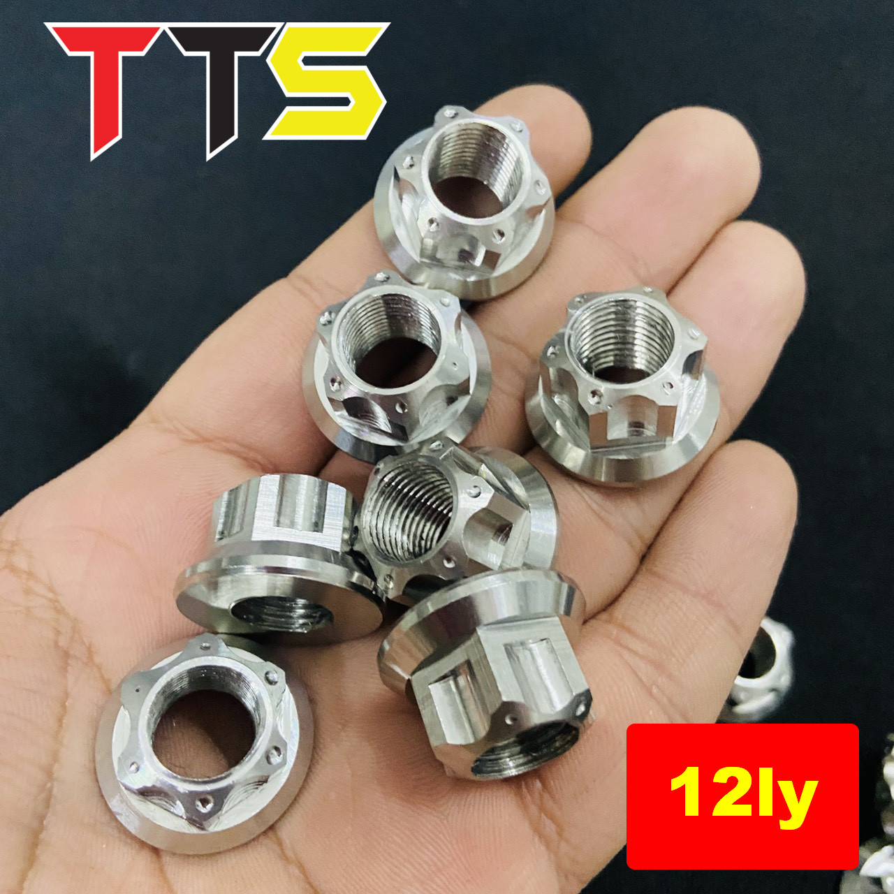 [HCM]Tán salaya đầu hở lổ 12ly bắt cốt bánh trước sau cốt gắp xe máy HONDA YAMAHA SUZUKI