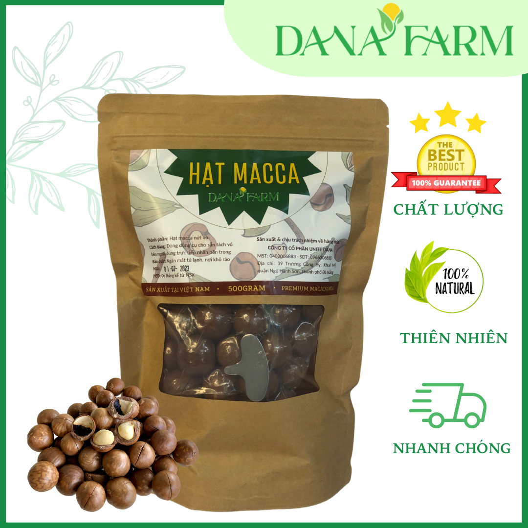 Hạt Macca cao cấp - Hạt Macca sấy nứt vỏ Kon Tum