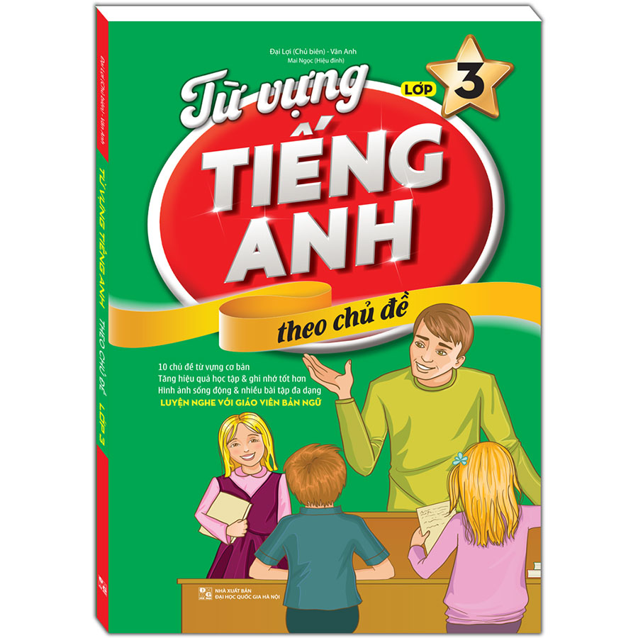 Từ vựng tiếng anh theo chủ đề lớp 3