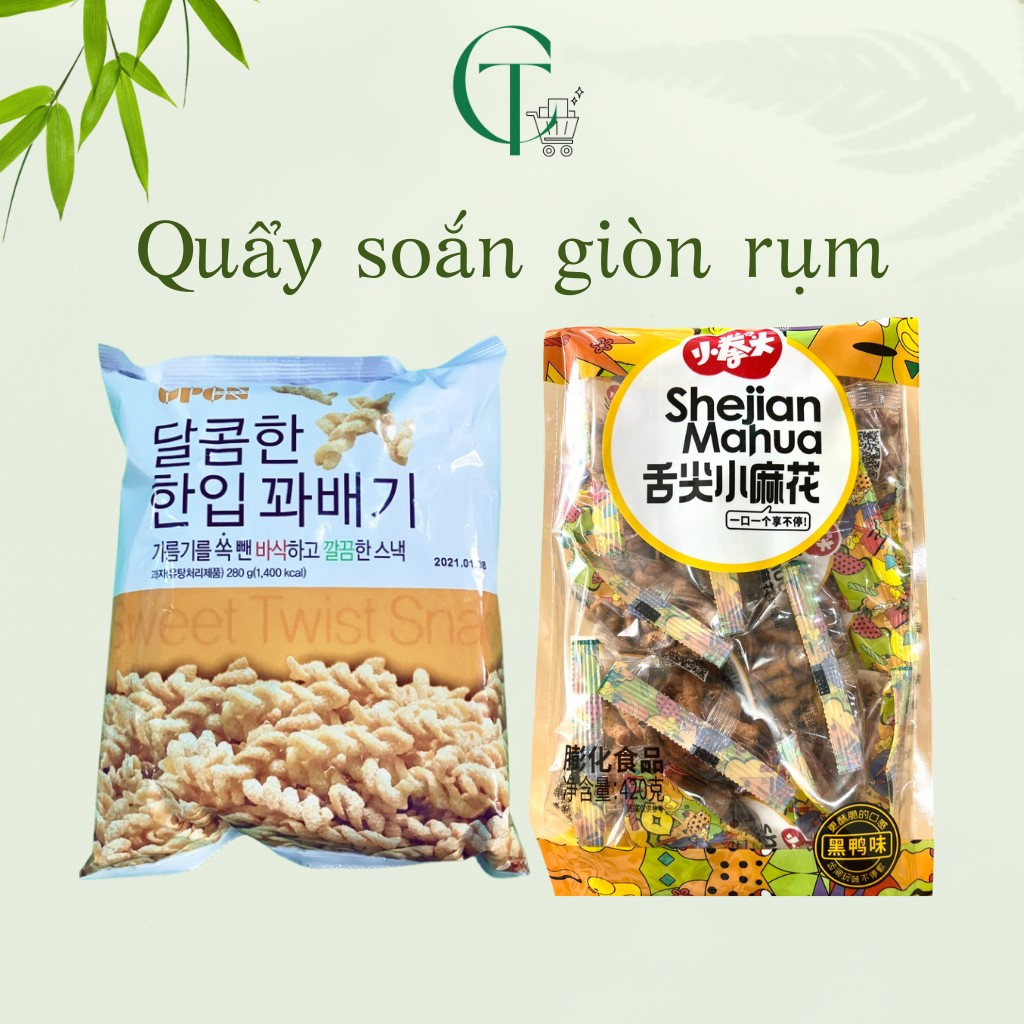 Quẩy xoắn Hàn Quốc gói 280g thơm ngon giòn rụm