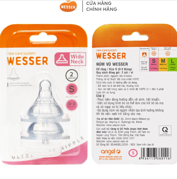 Núm vú cổ hẹp wesser