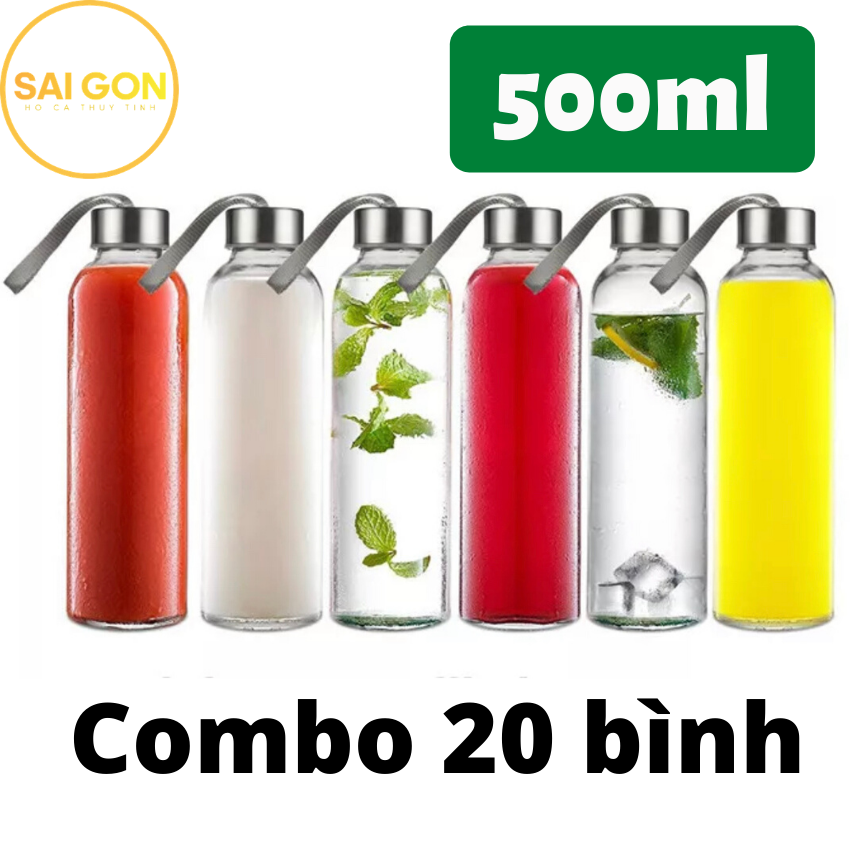 Combo 20 bình nước 500ml sg-120