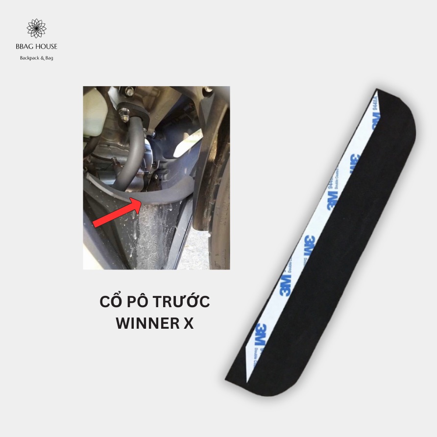 Miếng che chắn bùn cổ pô xe Winner, Exciter