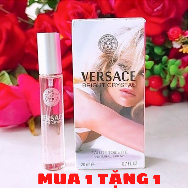 [HCM]Nước Hoa Nữ Versace Nước Hoa Hồng Mi Ni 20ml Thơm Hoa Cỏ Phương Tây Dịu Nhẹ