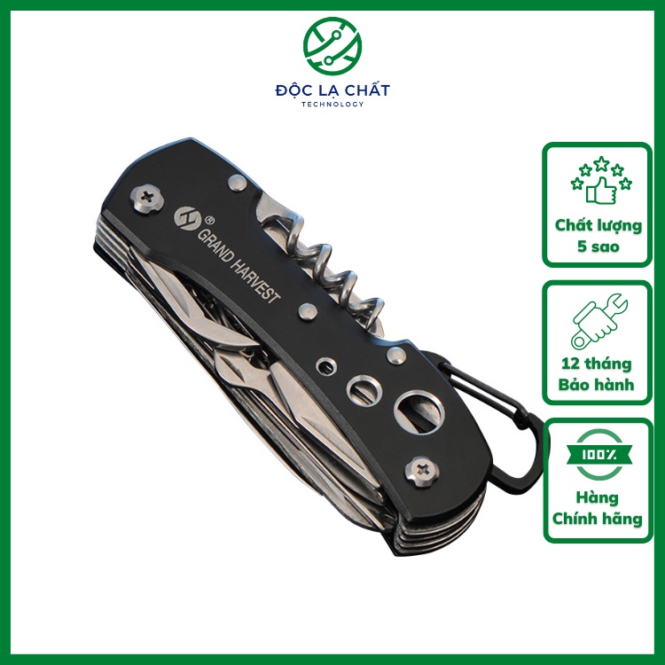 Móc khóa đa năng nhỏ gọn, tiện ích đầy đủ tính năng 13in1 KH5011KD