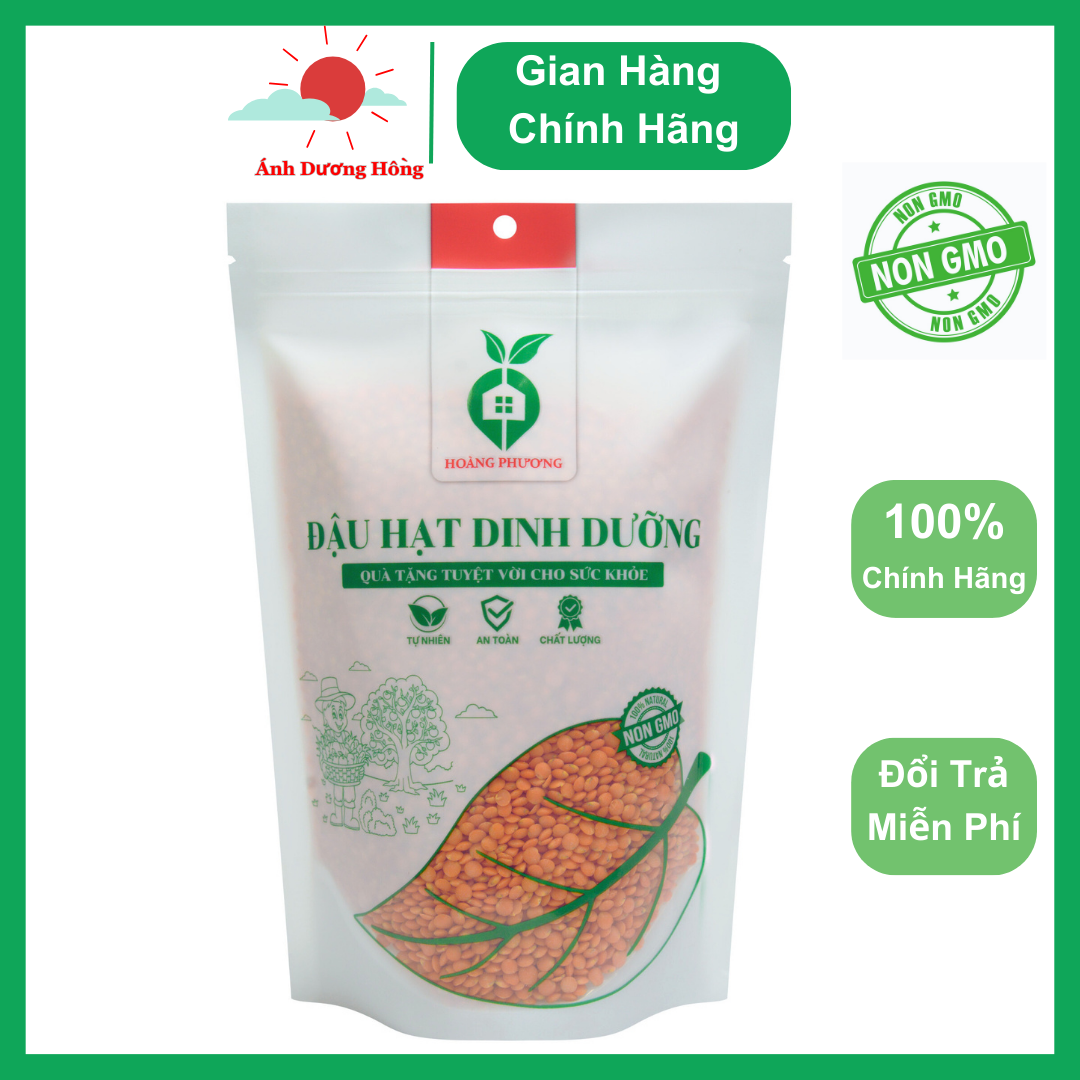 Đậu lăng đỏ tách vỏ ấn độ 100g - 500g free ship đậu lăng đỏ hữu cơ tách vỏ loại 1 hàng date mới liên tục hcm