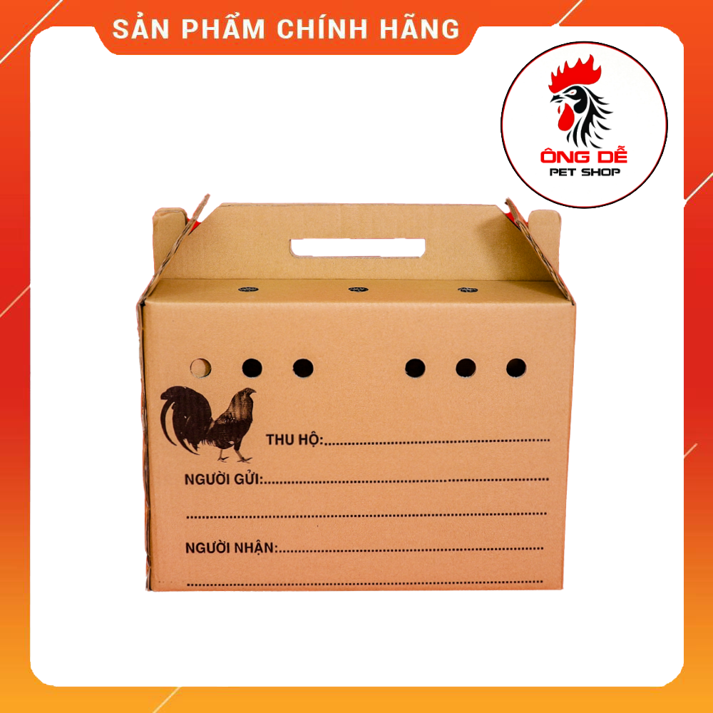 COMBO 5 THÙNG GIẤY ĐỰNG GÀ LÔNG dài 60cm - cao 40cm - rộng 25cm