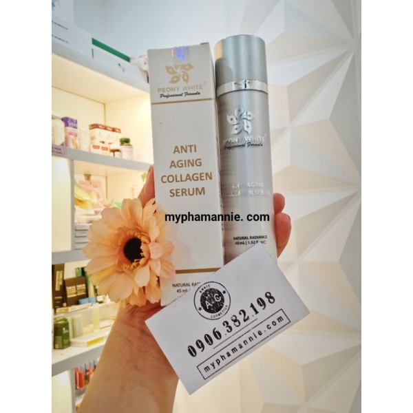 Tinh chất serum peony white ❤❤ tinh chất collagen peony white chai to 45ml anti aging collagen serum