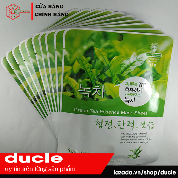 Mặt nạ trà xanh natureby hàn quốc 23ml/1 miếng