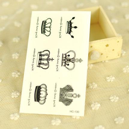 [HCM]Hình xăm dán vương miện kích thước 6 x 10 cm - miếng dán xăm đẹp dành cho nữ