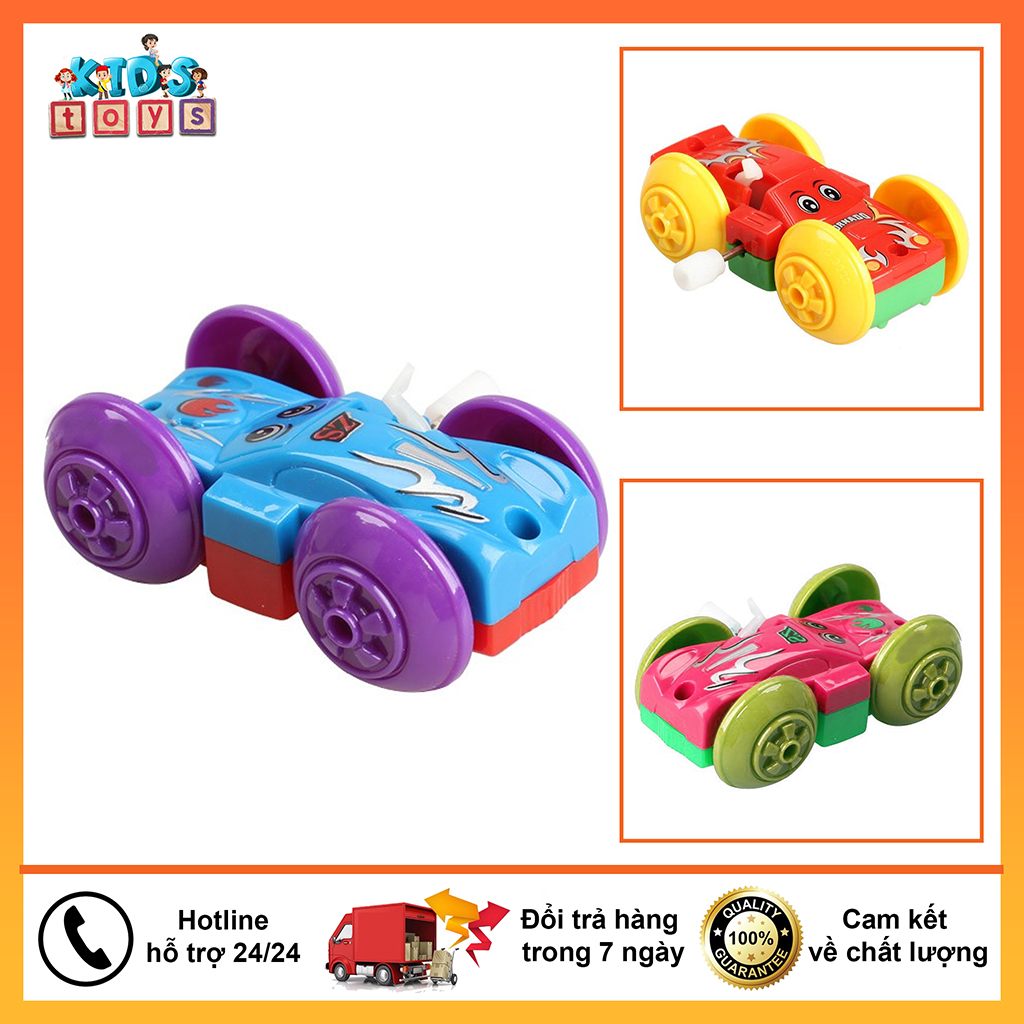 Đồ chơi xe lật lên dây cót ngộ nghĩ cho bé