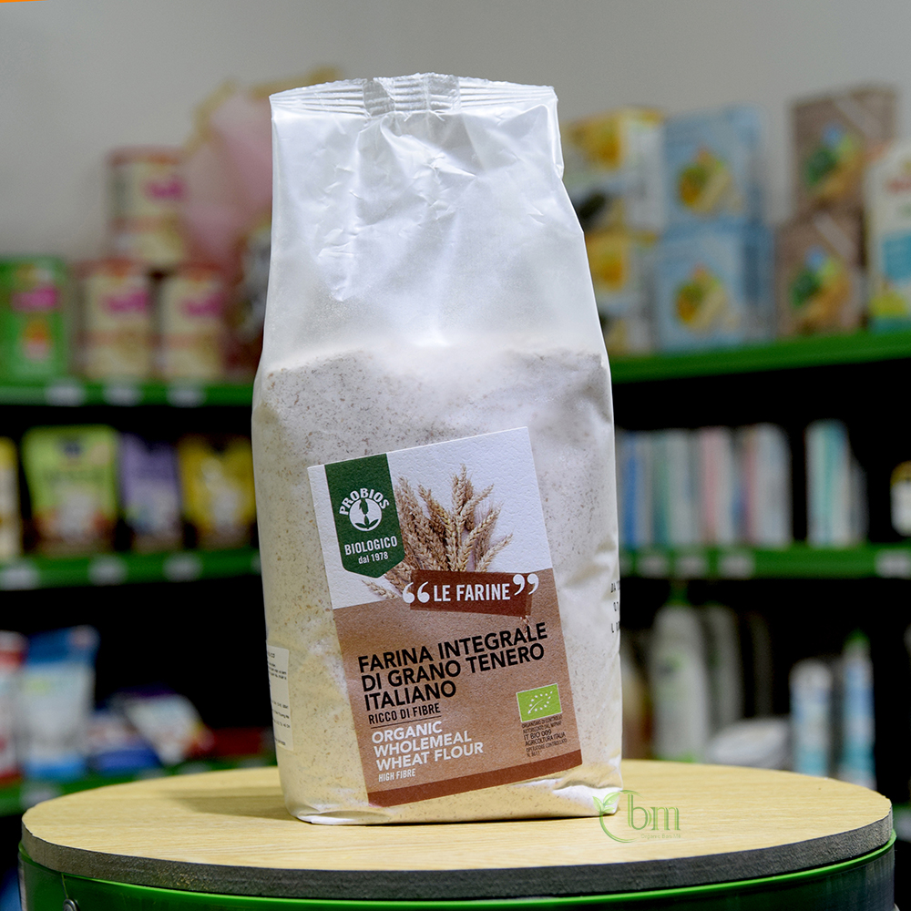Bột mì nguyên cám/Bột mì đa dụng hữu cơ Pro Bio 1kg