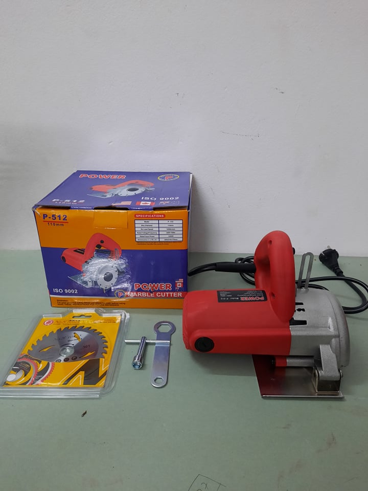 máy cắt gạch power tặng kèm lưỡi cắt gỗ