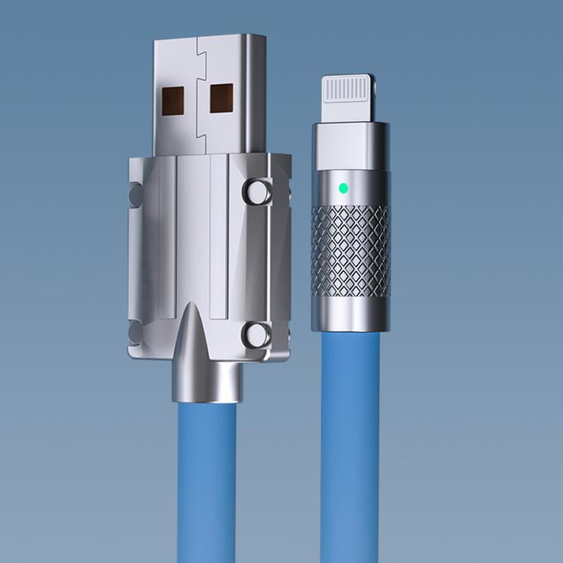 Cáp sạc nhanh iphone 120W 6A - Cáp sạc nhanh iphone siêu dẻo 120W