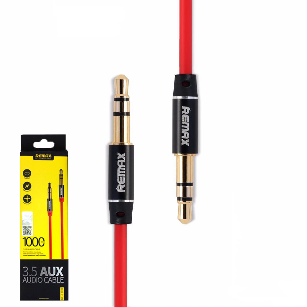 Cáp âm thanh 3.5mm remax l100 1m - jack audio - aux