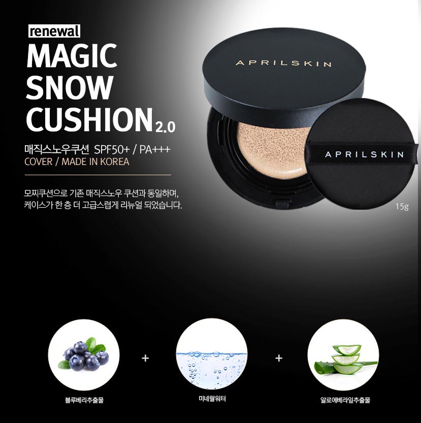 Phấn Nước April Skin Magic Snow Cushion 2.0