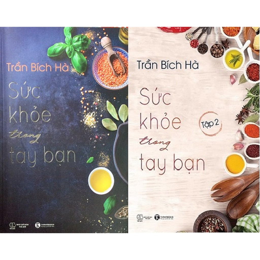Nguyetlinhbook sách - bộ sức khỏe trong tay bạn tập 1, 2 - tác giả trần bích hà .