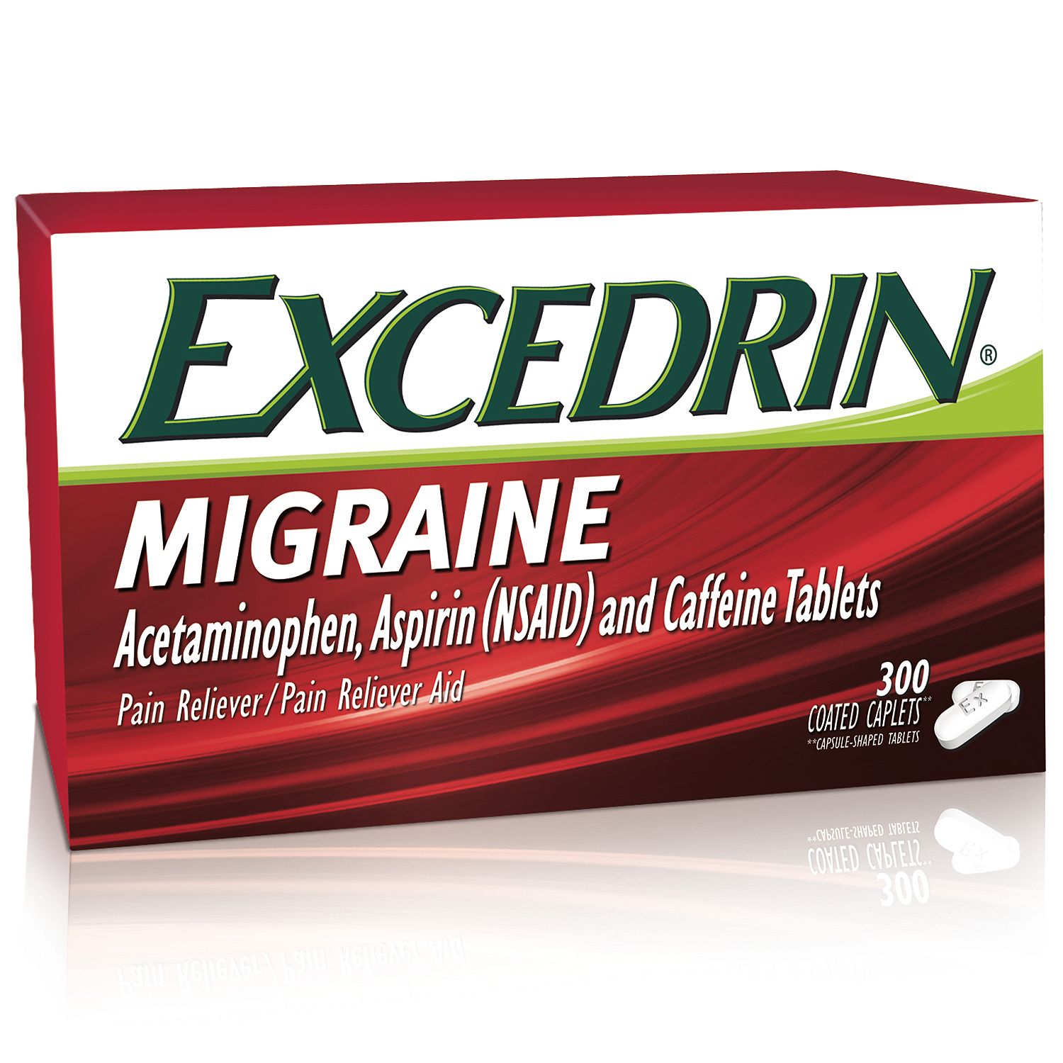 Viên uống giảm đau nửa đầu Excedrin Migraine 300 Viên