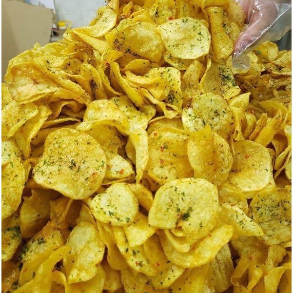 Khoai lang sấy mắm hành - Túi 1 kg (có video)