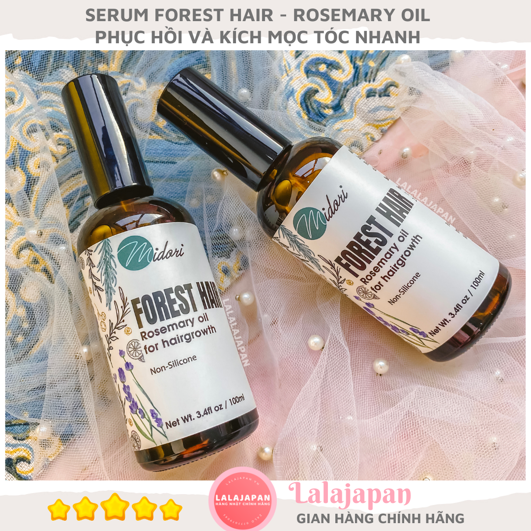 Xịt Dưỡng Mọc Tóc Rosemary Oil FOREST HAIR, Serum Mọc Tóc Dưỡng Tóc Dài Nhanh Tinh Dầu Hương Thảo