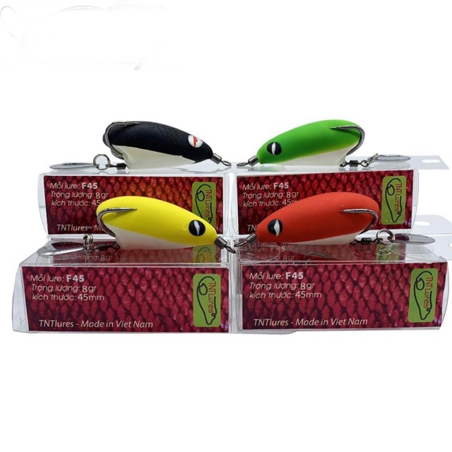 Mồi giả câu cá lóc F45 TNT lure, Nhái hơi câu cá lóc