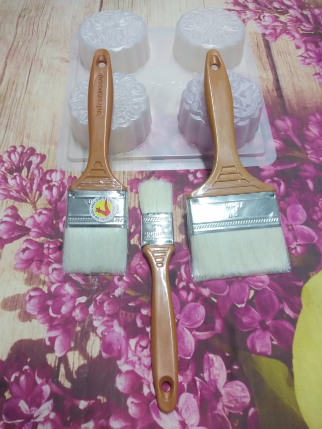 Cọ lông thỏ chất lượng cao 2 inch cán nhựa