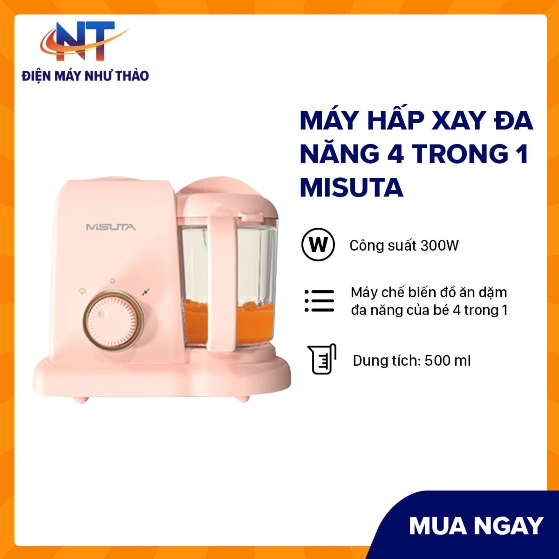 Máy hấp xay đa năng 4 trong 1 misuta