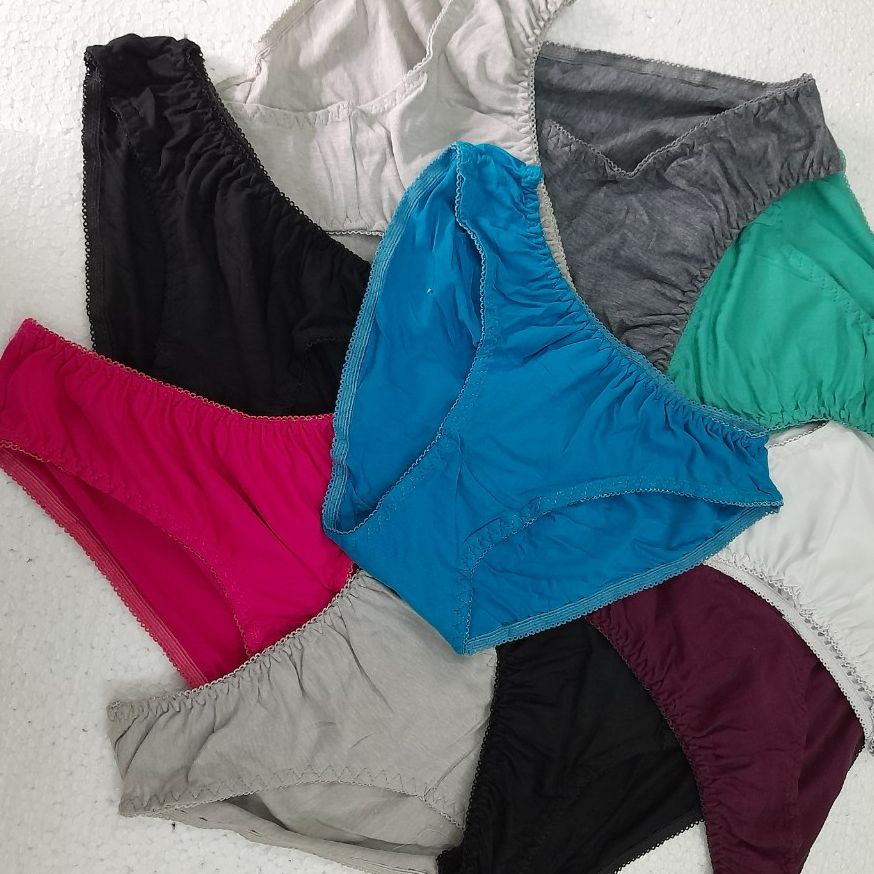 HCM [Big Size 60 đến 89 ký ] 10 Quần Lót nữ 80cm-120cm 100% Thun Cotton Cao Cấp mềm mịn (shop giao màu ngẫu nhiên theo hình)