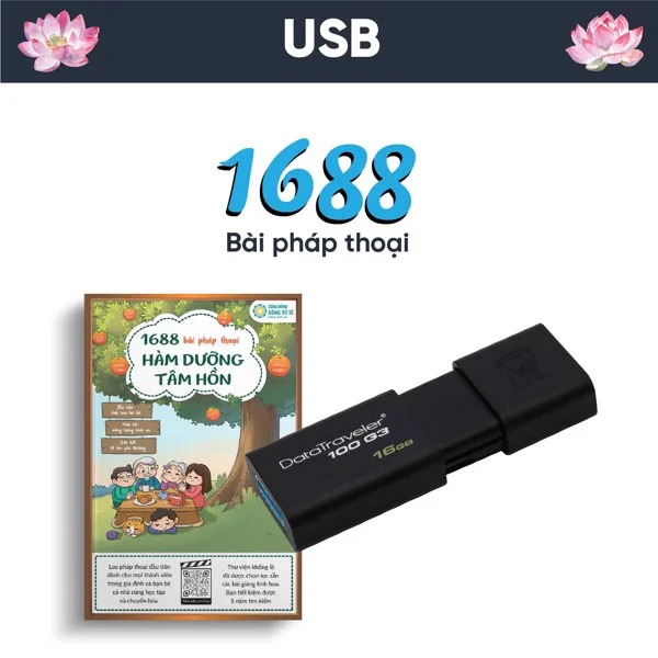 Usb pháp thoại - thư viện 1688 bài hàm dưỡng tâm hồn