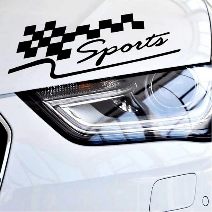 Decal chữ sport màu ĐEN