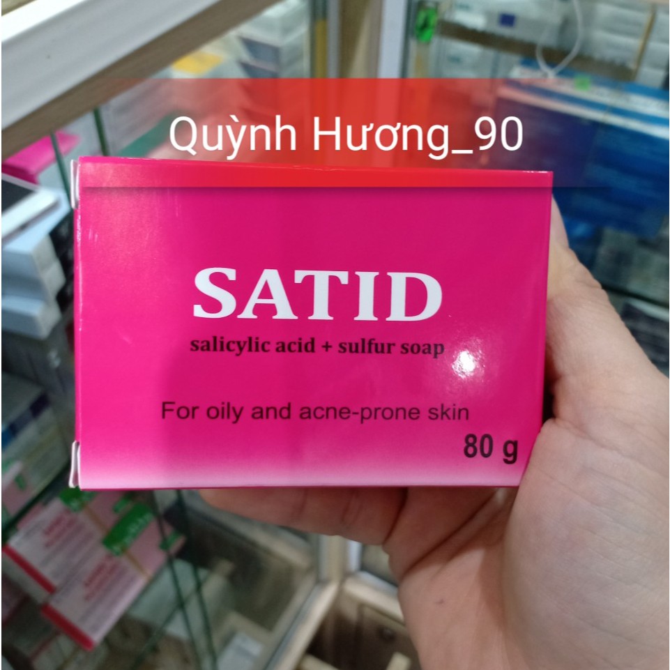 SATID 80g xà phòng giúp làm sạch da