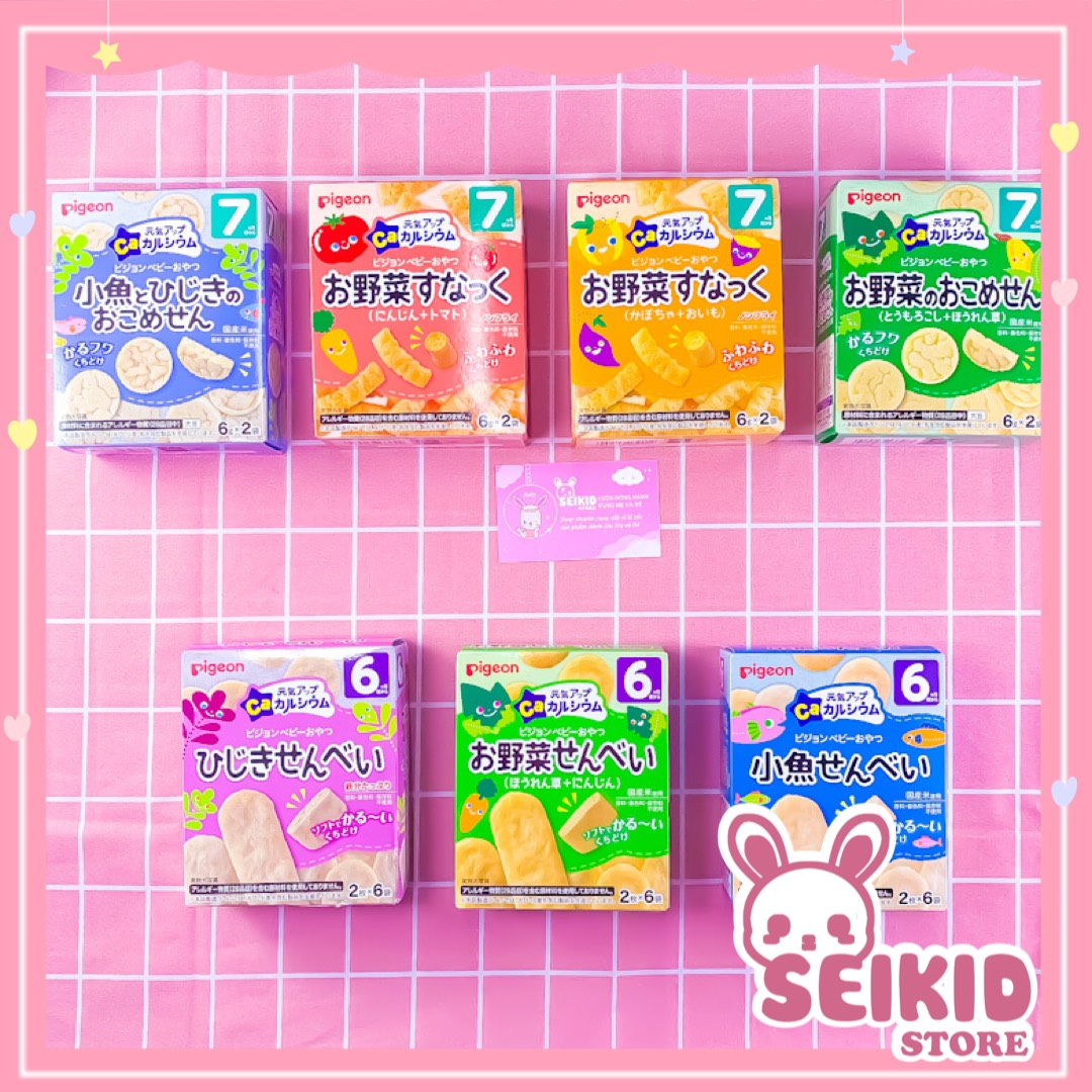 Bánh ăn dặm nhật cho bé pigoen date xa seikid store