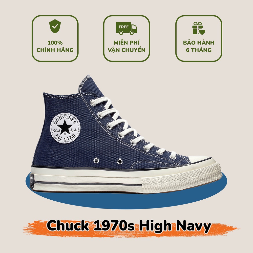 Giày sneaker Converse CHUCK 70S high navy