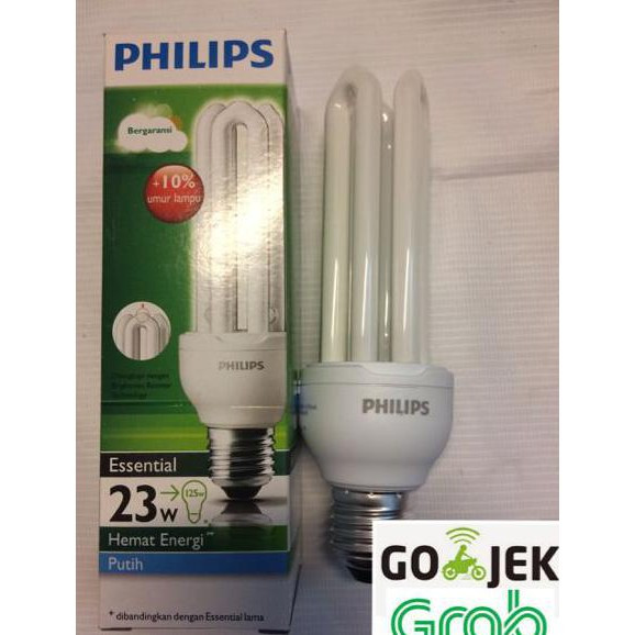 Bóng đèn compact essential 3u-23w philisp chính hãng
