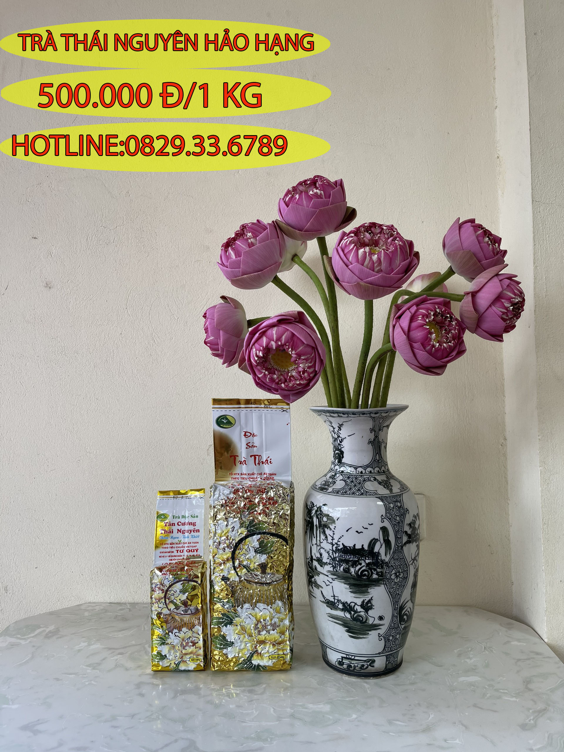 CHÈ THÁI NGUYÊN TƯ QUÝ(loại hảo hạng 1kg =2 gói ,500g)