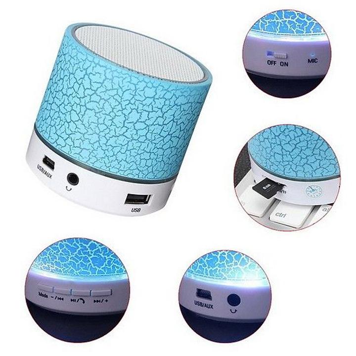 (Rẻ mà chất) Loa mini bluetooth A9 có đèn led nháy theo nhạc