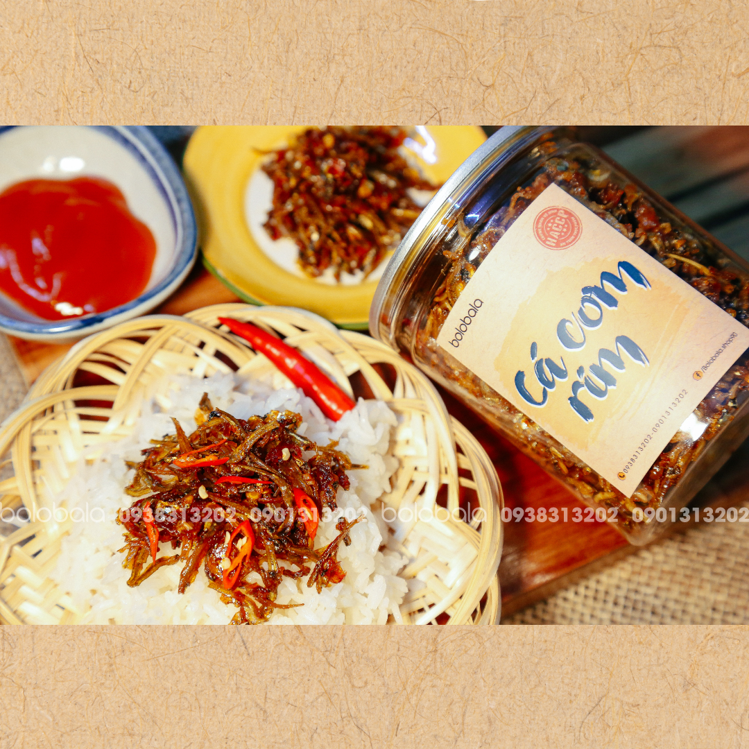 Cá cơm rim 250gr đặc sản cực ngon - freeship – ăn vặt bolobala