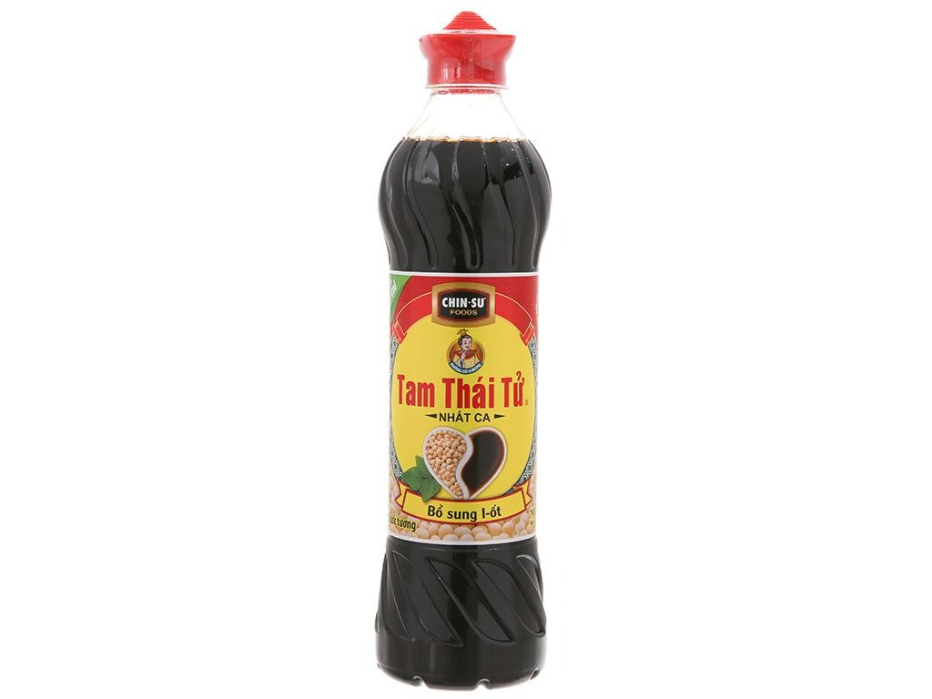 Nước tương Chinsu Tam Thái Tử Nhất ca chai 650ml