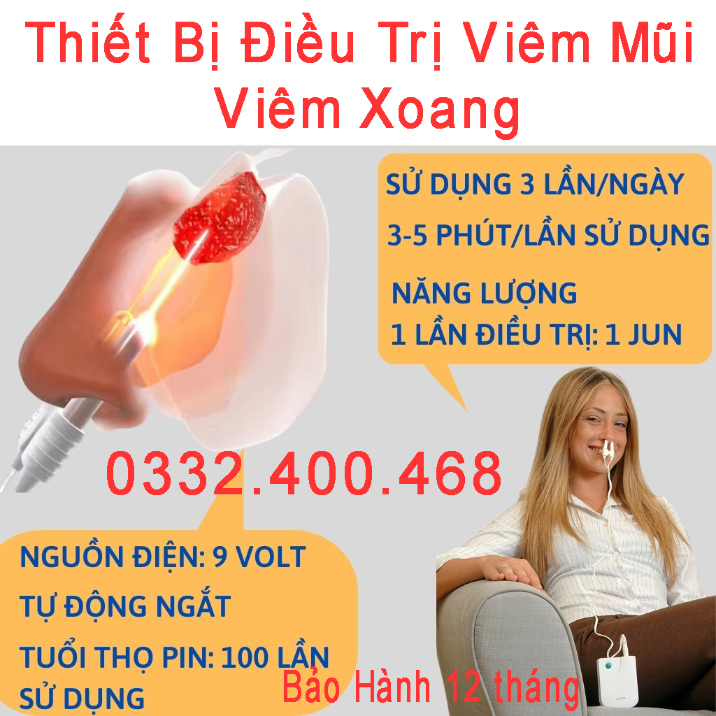 Máy trị liệu viêm xoang viêm mũi dị ứng Bionase may tri lieu viem xoang viem mui di ung